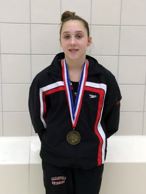 Paige Mikesell - 7th, 100 Free